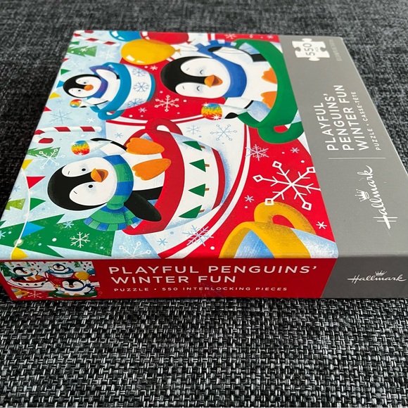 NIB Hallmark Twirly Penguins 550 Piece Puzzle - Picture 4 of 5